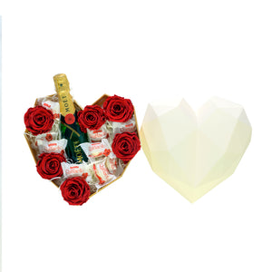 Champagne, Chocolates & Roses
