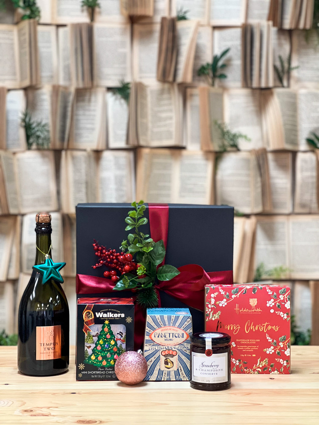 Christmas Gourmet Wine Gift Box